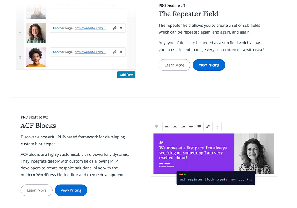 Advanced Custom Fields (ACF) Pro