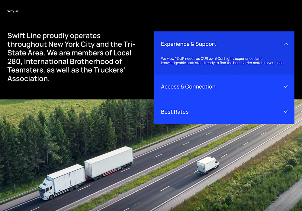 SwiftLine – Transportation Logistics
